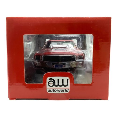 AUTOWORLD ダイキャストカー 1/18 レッド ホワイト 1969 AMC AMX HURST S/S