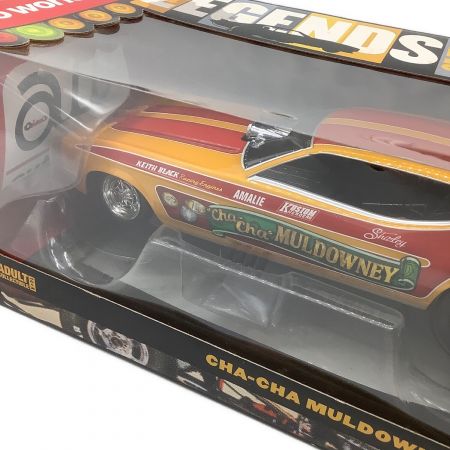 AUTOWORLD ダイキャストカー 1/18 イエロー×レッド 1972 FORD MUSTANG NHRA FUNNY CAR