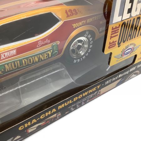 AUTOWORLD ダイキャストカー 1/18 イエロー×レッド 1972 FORD MUSTANG NHRA FUNNY CAR