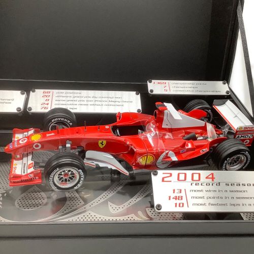 HOT WHEELS (ホットウィールズ) ミニチュアモデル F2004 M.シューマッハ 2004 #1 all time career  record Ferrari｜トレファクONLINE