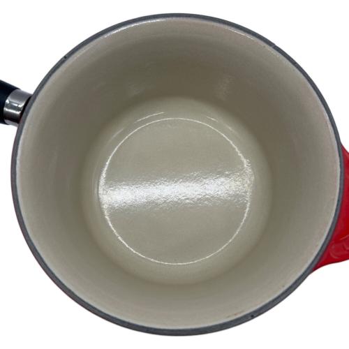 LE CREUSET (ルクルーゼ) 片手ソースパン レッド フェノールハンドル 18cm