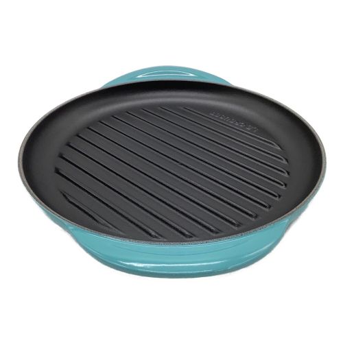 【週末限定価格】ル・クルーゼ グリルパン 直径25cmブルー 週末限定価格】ル・クルーゼ グリルパン 直径25cmブルー