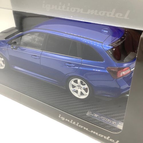 ignition model (イグニッションモデル) モデルカー @ 1／18 スバル レヴォーグ2.0STI ブルー  TE37【IG1657】｜トレファクONLINE