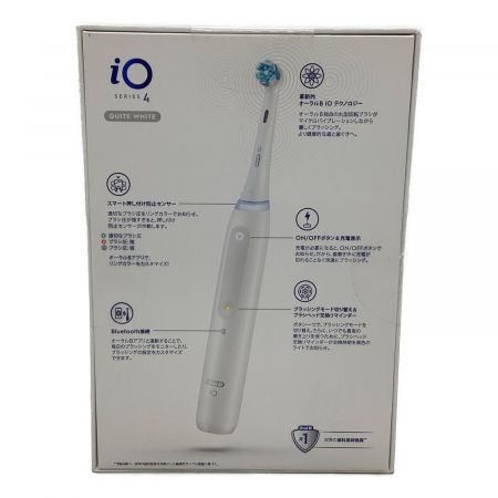オーラルＢ iOシリーズ iO4 電動歯ブラシ 4モード/アプリ連携 IOG41A61KWT