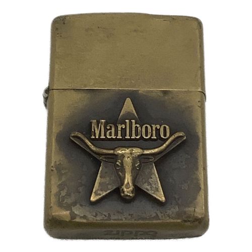 marlboro (マルボロ) ZIPPO 1992年 11月製・ロングホーンスター・※着火