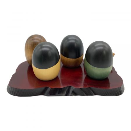 ◆卯三郎こけし【四季の詩】四季の風物を描いた4体セット　未使用品 ◇卯三郎こけし【四季の詩】四季の風物を描いた4体セット 未