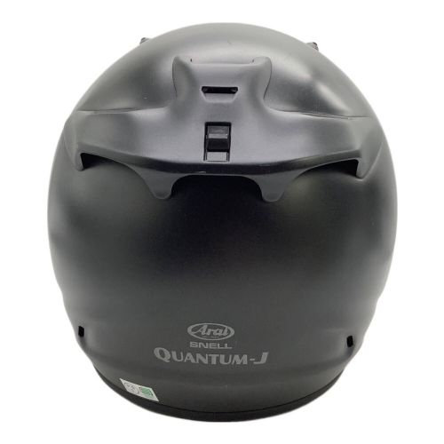 Arai (アライ) バイク用ヘルメット SIZE XL ブラック・SNELL Quantum-J/カケ・内部ヨゴレ有 PSCマーク(バイク用ヘルメット)有