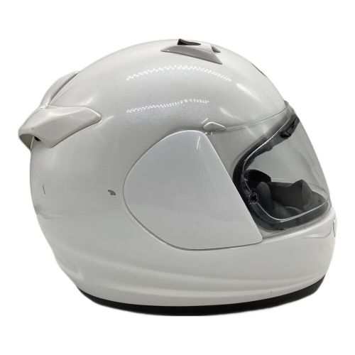 Arai (アライ) バイク用ヘルメット M/Lサイズ ホワイト・SNELL Quantum-J/キズ・内部ヨゴレ有 PSCマーク(バイク用ヘルメット)有