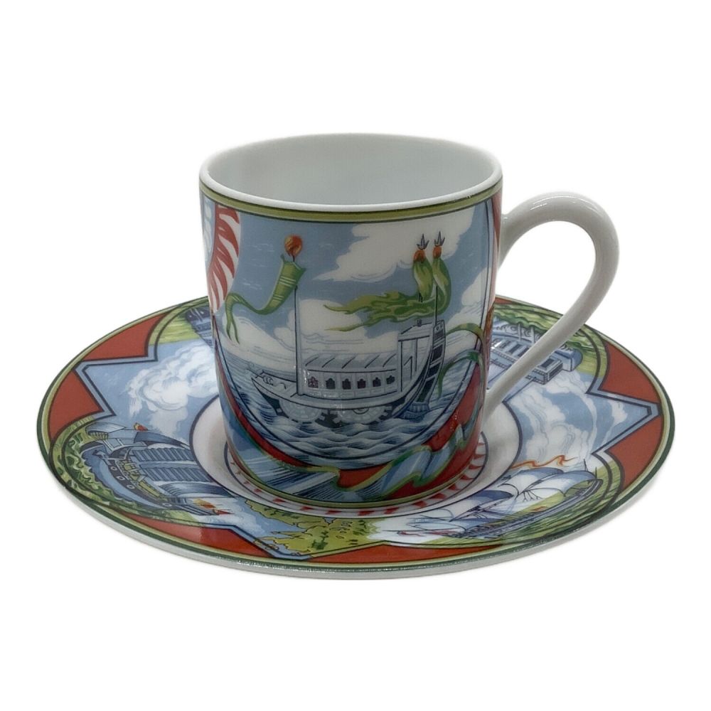 HERMES エルメス パッチワーク カップ&ソーサー HERMES (エルメス) デミタスカップ&ソーサー PATCHWORKパッチ