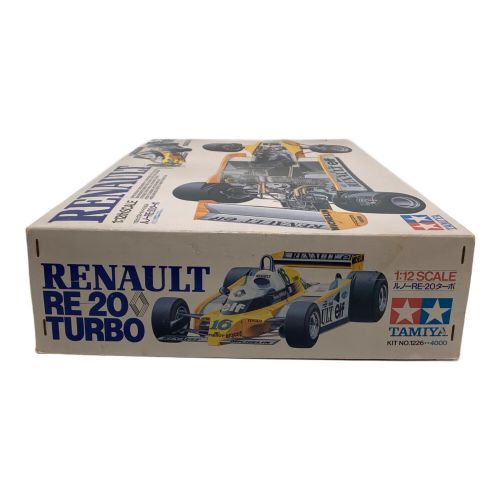 TAMIYA (タミヤ) プラモデル 一部開封有 年数経過のため現状販売 ルノーRE-20ターボ 1/12ビッグスケールシリーズ