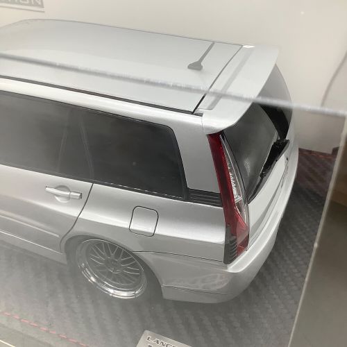 ignition model (イグニッションモデル) 1/18スケールミニカー With Engine WEB限定モデル Mitsubishi Lancer Evolution Wagon (CT9W) Silver