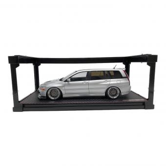 Mitsubishi Lancer Evolution Wagon (CT9W) Silver 1/18スケールミニカー With Engine WEB限定モデル ignition model (イグニッションモデル)