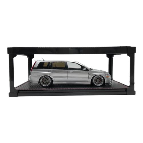 Mitsubishi Lancer Evolution Wagon (CT9W) Silver 1/18スケールミニカー With Engine WEB限定モデル ignition model (イグニッションモデル)