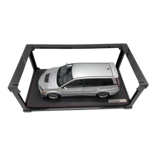 Mitsubishi Lancer Evolution Wagon (CT9W) Silver 1/18スケールミニカー With Engine WEB限定モデル ignition model (イグニッションモデル)