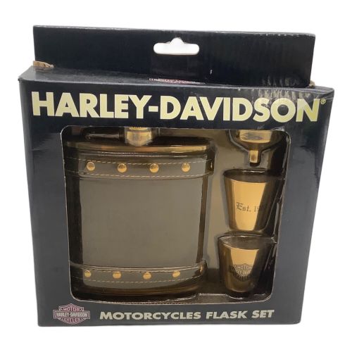 HARLEY-DAVIDSON (ハーレーダビッドソン) フラスクセット スキットル&グラス・ゴールド