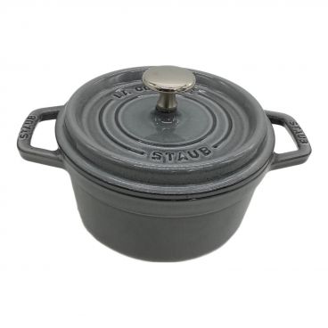 1度のみ使用】 STAUB ラ・ココット 28cm 留まら グレー