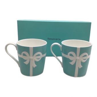 TIFFANY & Co. (ティファニー) マグカップ ブルーリボン 2Pセット