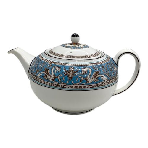 Wedgwood (ウェッジウッド) ティーポット フロレンティーン・ターコイズ