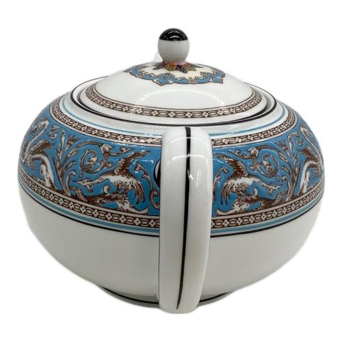 Wedgwood (ウェッジウッド) ティーポット フロレンティーン・ターコイズ