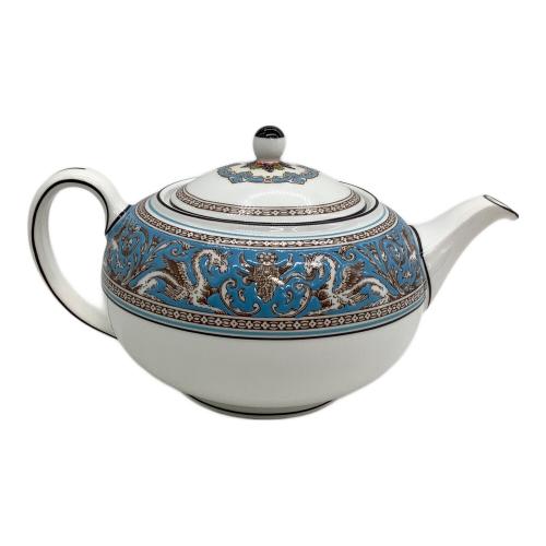 Wedgwood (ウェッジウッド) ティーポット フロレンティーン・ターコイズ
