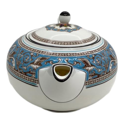 Wedgwood (ウェッジウッド) ティーポット フロレンティーン・ターコイズ