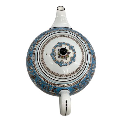 Wedgwood (ウェッジウッド) ティーポット フロレンティーン・ターコイズ