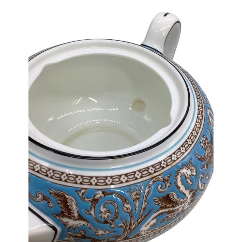 Wedgwood (ウェッジウッド) ティーポット フロレンティーン・ターコイズ