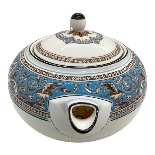 Wedgwood (ウェッジウッド) ティーポット フロレンティーン・ターコイズ