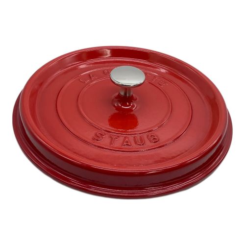 Staub (ストウブ) 両手鍋 レッド 24cm/ピコ・ココット・ラウンド