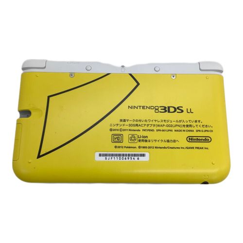 Nintendo (ニンテンドウ) 3DS LL PIKACHU YELLOW/ポケモンセンター限定 SPR-001 ※タッチペン欠品 SJF110069546