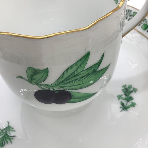 Herend (ヘレンド) カップ&ソーサー アピシウスのハーブ 2Pセット