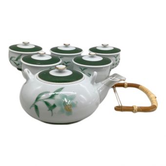 香蘭社 (コウランシャ) 蓋付茶器揃 三姉妹 急須1・湯呑み5セット