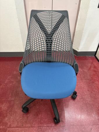 Herman Miller (ハーマンミラー) セイルチェア ブラック×ブルー