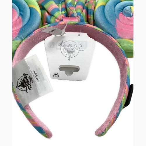 DISNEY (ディズニー) カチューシャ Disney Eats　イートコレクション ピンク×スカイブルー 未使用品