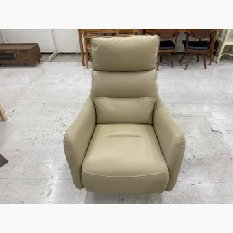 ニトリ 電動リクライニングソファー アイボリー LE01 半革