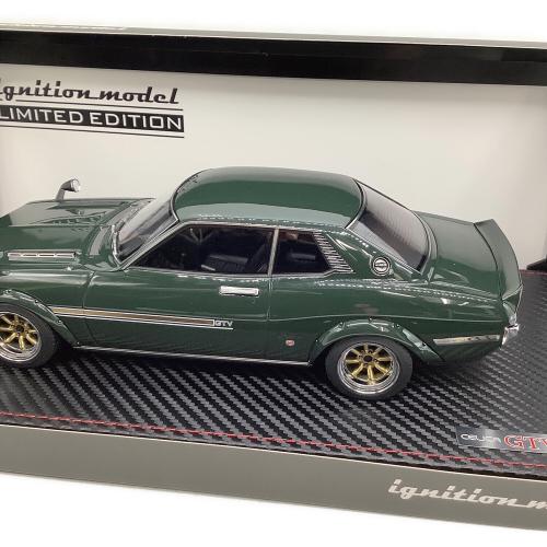 TOYOTA Celica 1600GTV (TA22) Green With Engine  1/18 未使用品 ミニカー
