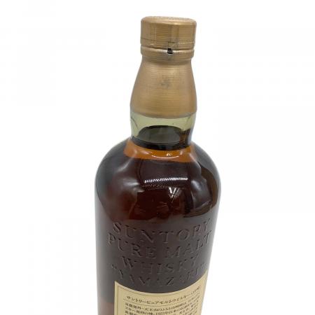 サントリー 山崎 12年 向獅子マーク 旧ボトル ピュアモルト 750ml 箱付