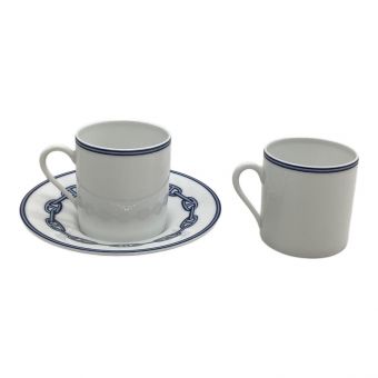 HERMES (エルメス) カップ&ソーサー 本体のみ シェーヌダンクル 1P+カップのみ