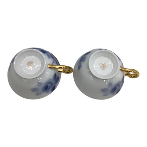 大倉陶園 (オオクラトウエン) カップ&ソーサー ブルーローズ(8011) 2Pセット