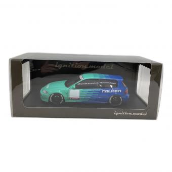 Honda CIVIC (EG6) モデルカー Blue 1/18スケール ignition model (イグニッションモデル)