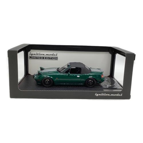 ignition model (イグニッションモデル) モデルカー Green 1/18スケール Eunos Roadster (NA)