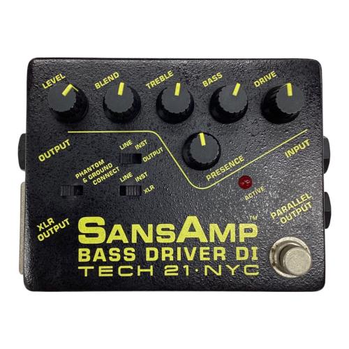 TECH21 (テック21) ベースドライバー/DI SANSAMP BASS DRIVER DI USA製 動作確認済み