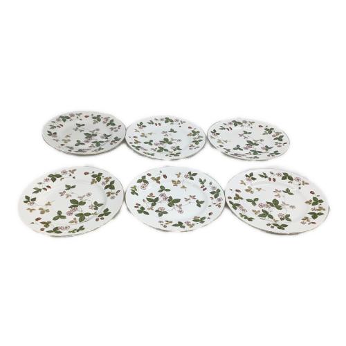Wedgwood (ウェッジウッド) プレート 20.5㎝ ワイルドストロベリー 6Pセット