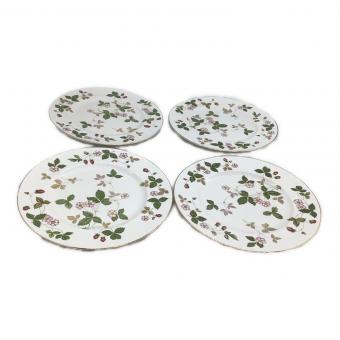 Wedgwood (ウェッジウッド) プレート 27㎝ 黒壺 ワイルドストロベリー 6Pセット