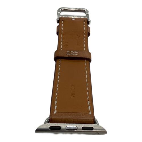 HERMES (エルメス) Apple Watch用レザーバンド 38mm ライトブラウン