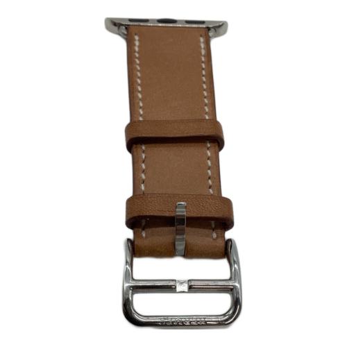HERMES (エルメス) Apple Watch用レザーバンド 38mm ライトブラウン