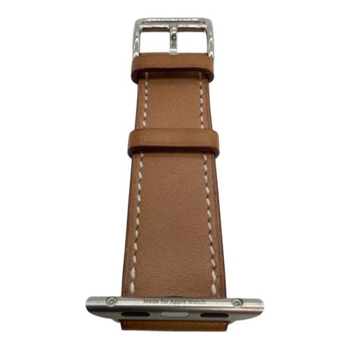 HERMES (エルメス) Apple Watch用レザーバンド 38mm ライトブラウン