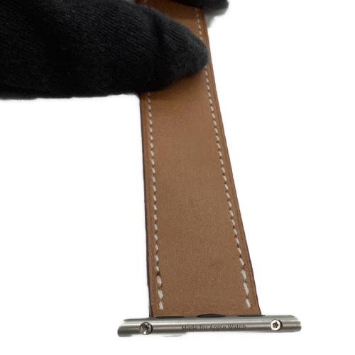 HERMES (エルメス) Apple Watch用レザーバンド 38mm ライトブラウン