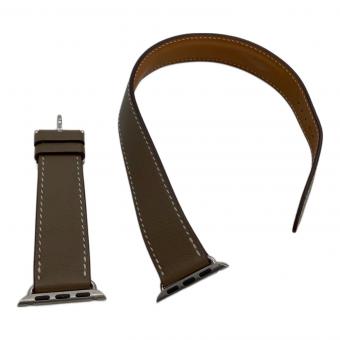 HERMES (エルメス) Apple Watch用レザーバンド 38mm スレ有 ブラウン