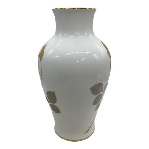 大倉陶園 (オオクラトウエン) 花瓶 金蝕バラ